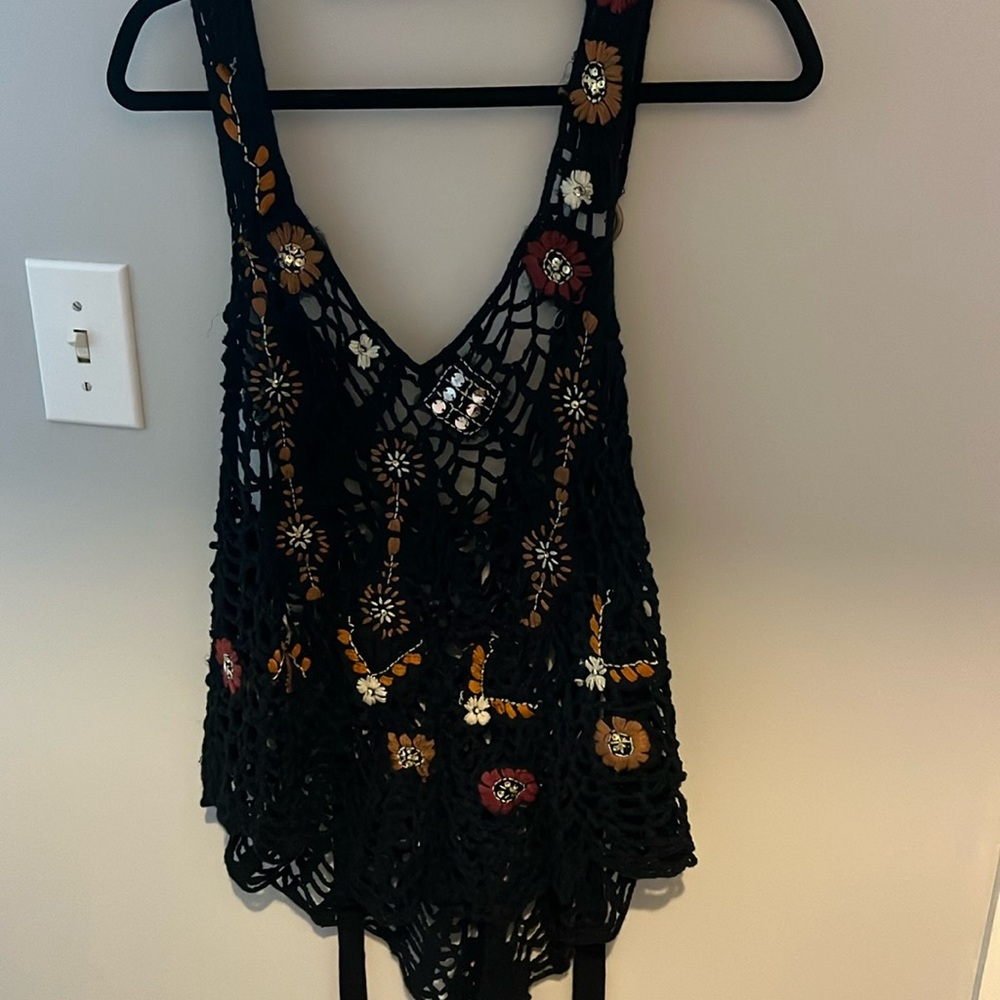 Free people crochet tank